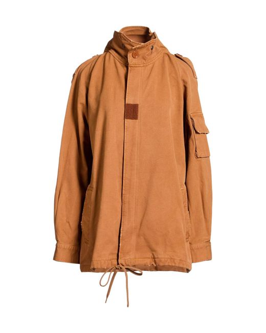 MM6 by Maison Margiela Brown Casual Jacket