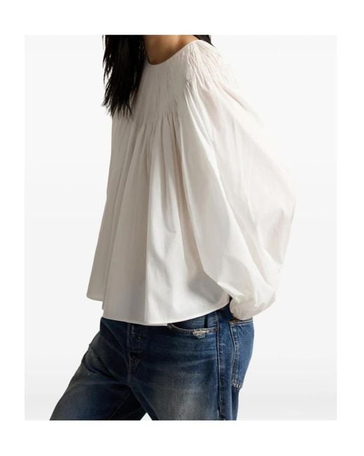 Ralph Lauren White Long-Sleeved Cover-Up