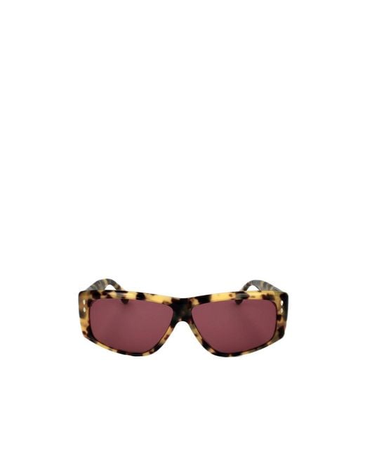 Isabel Marant Pink Geometric Frame Sunglasses