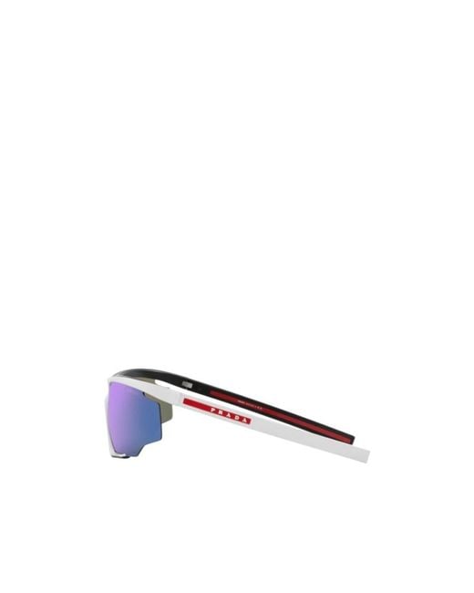 Prada Linea Rossa Blue Prada Eyewear Aviator Sunglasses for men