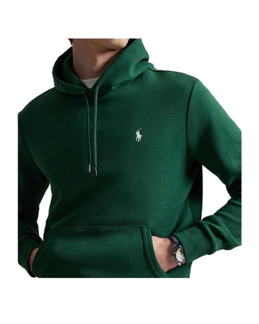 Polo Ralph Lauren Green Embroidered Pony Hoodie for men