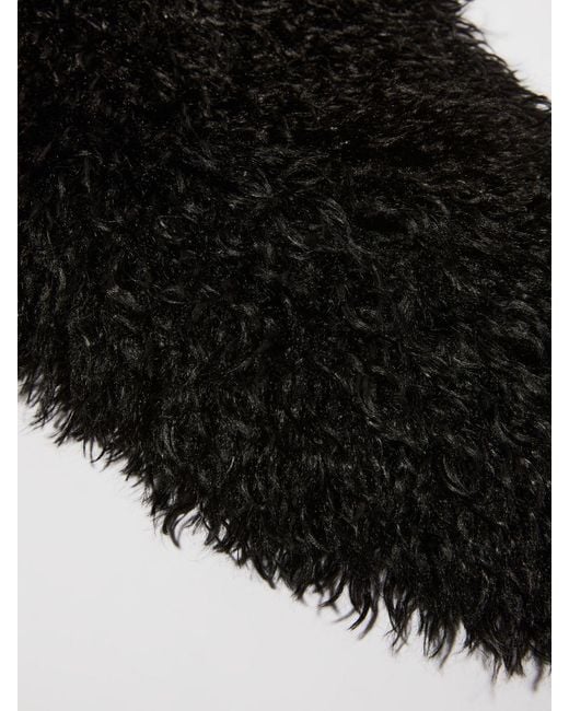 MAX&Co. Black Plush Shawl
