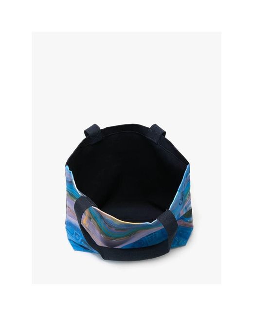 J.W. Anderson Blue Pattern Handbag