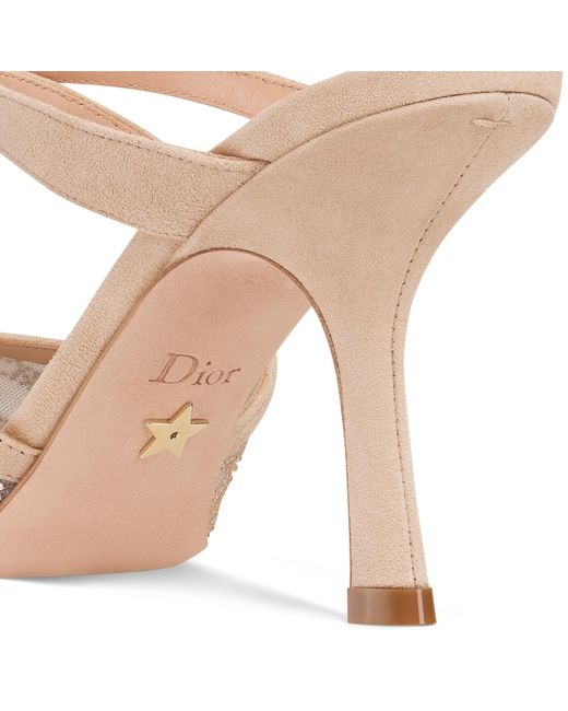 Dior Natural Capture Heeled Mule