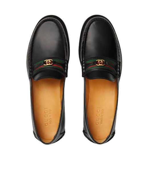 Gucci Black Kaveh Slip-On Loafers for men