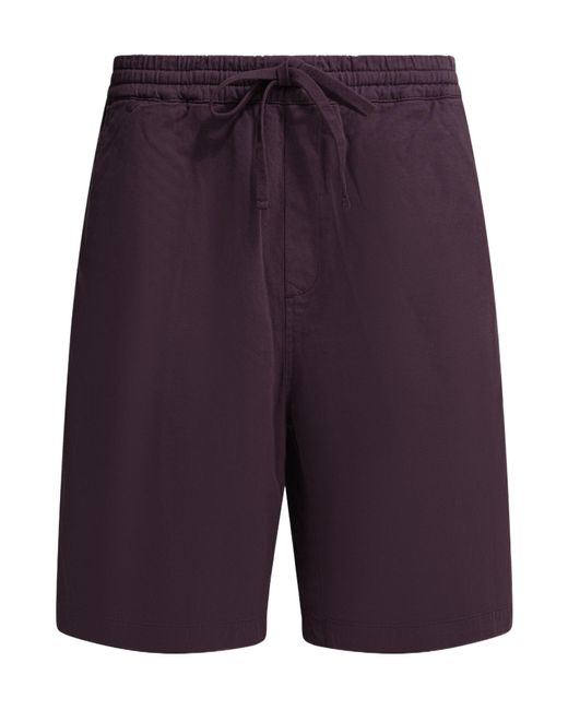 Carhartt Blue Floyde Drawstring Shorts for men
