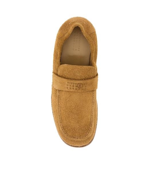 MM6 by Maison Margiela Brown Penny-Slot Slip-On Loafers for men