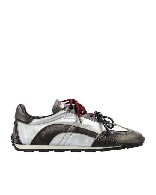 DSquared² Black Round-Toe Sneakers for men