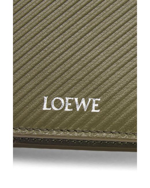 Loewe Green Slim Compact Walllet for men