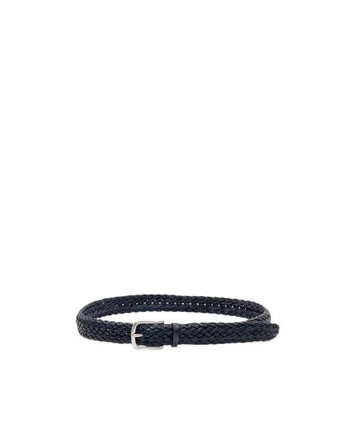 Orciani White Woven Belt for men