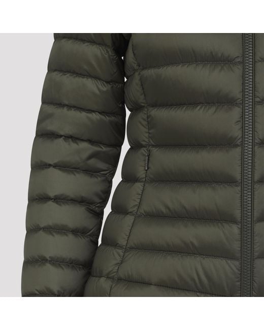 Moncler Green Igelle Zip-Up Short Padded Jacket