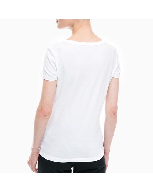 Emporio Armani White Short-Sleeved T-Shirt