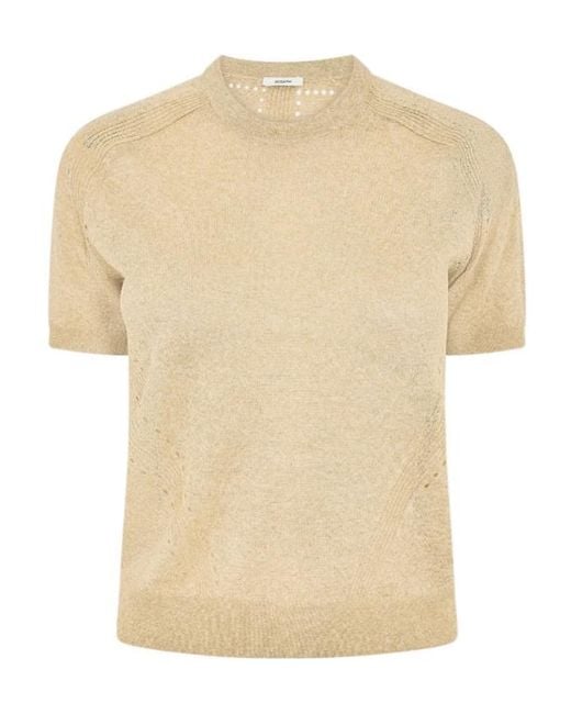 Joseph White Crew Neck Short-Sleeved T-Shirt