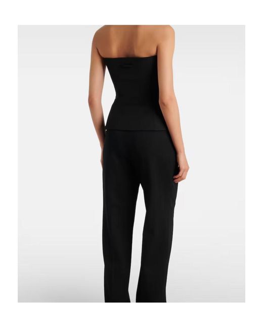 Jean Paul Gaultier Black Strapless Top