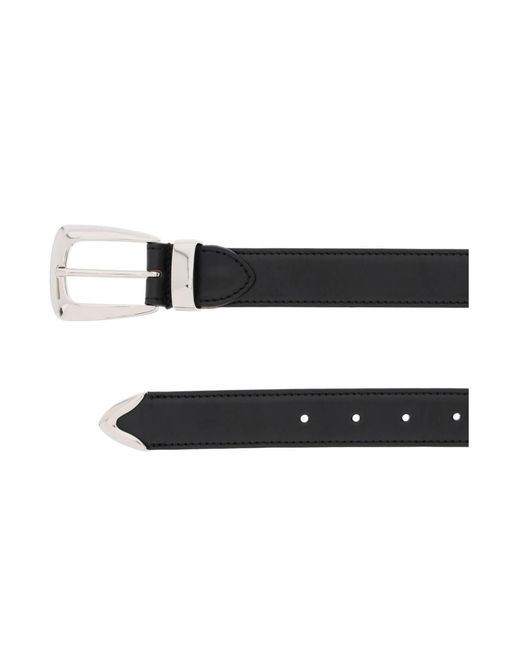 Khaite White Buckle Belt