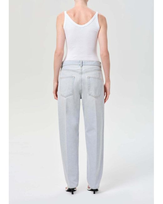 Agolde Gray Nate Relaxed Jeans