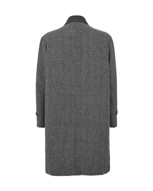 Maison Margiela Gray Tailored Slim Long Coat for men