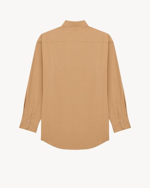 Saint Laurent Natural Cassandre Shirt