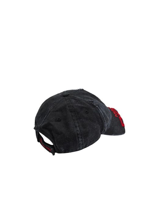 Martine Rose Blue Cut Peak Cap for men