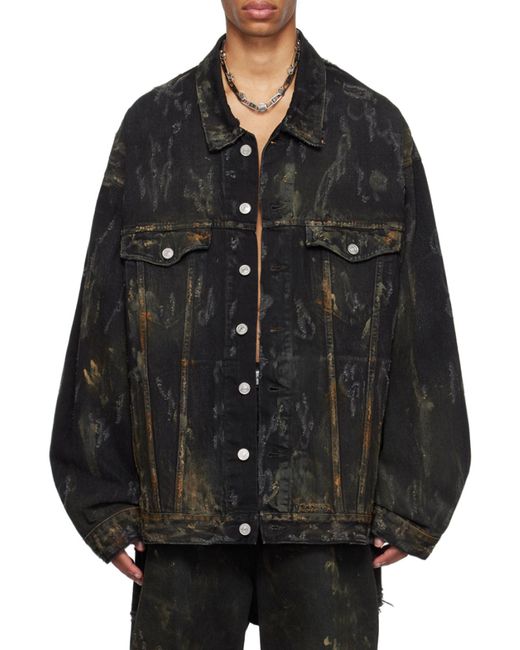 Balenciaga Black Giacca Oversize for men