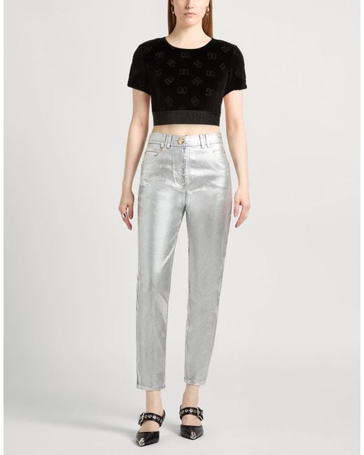 Dolce & Gabbana Black Cropped T-Shirt