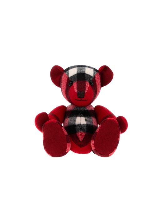 Burberry Red Checked Thomas Bear