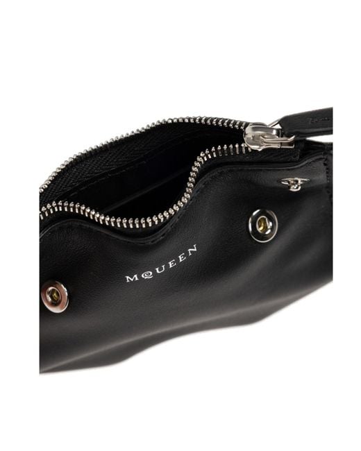 McQueen Black Manta Logo Printed Charm