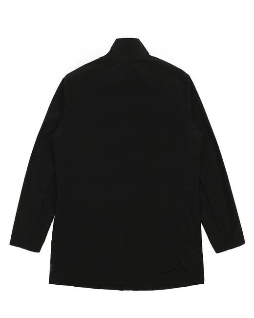 Armani Collezioni Black Loose Version Logo Casual Jacket for men