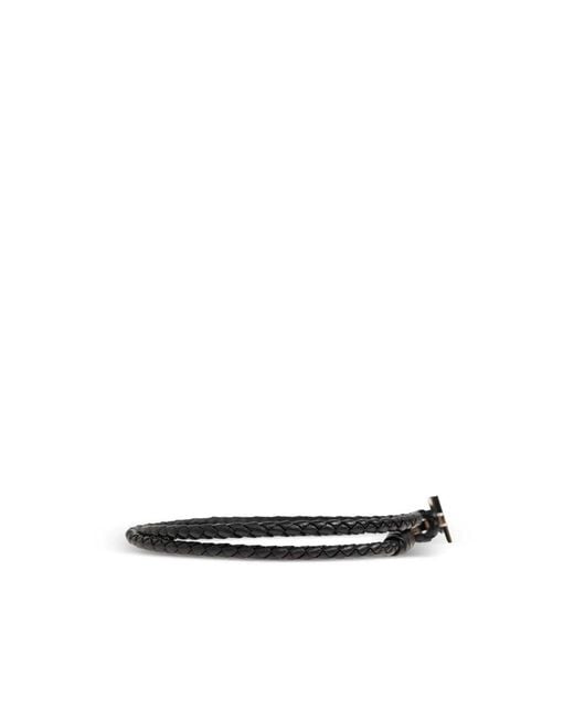Tom Ford White T-Shaped Toggle Bracelet for men