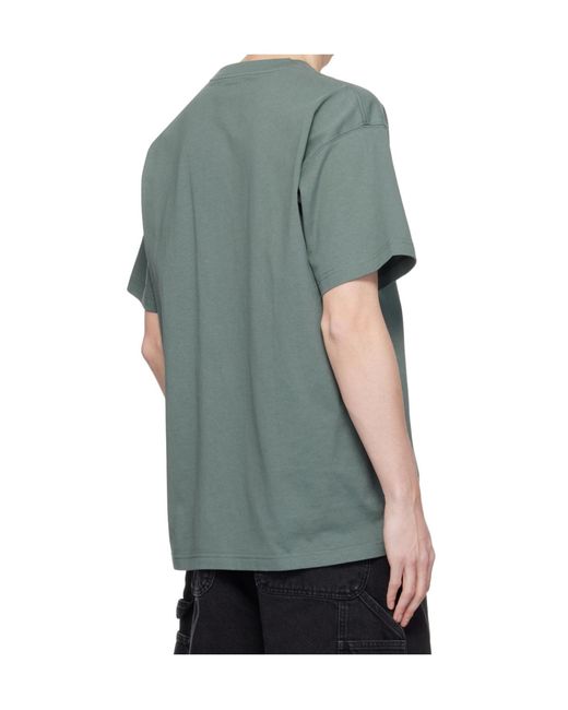 Carhartt Green Monogram T-Shirt for men