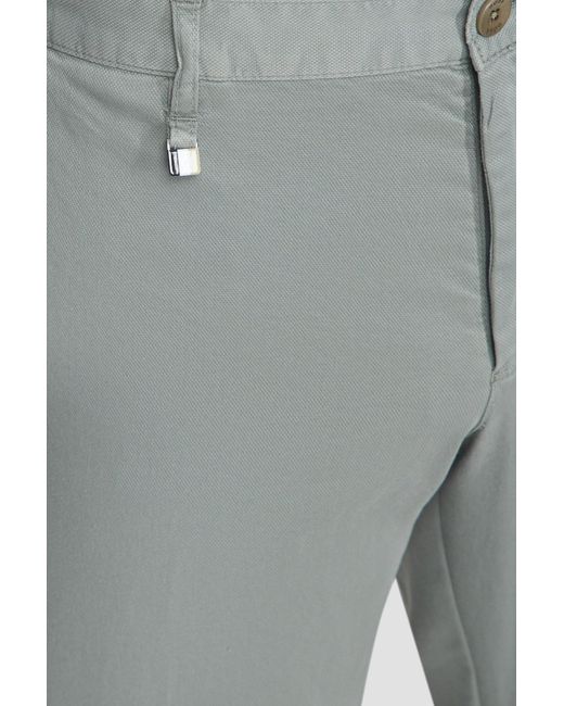 Boss Gray Logo Casual Pants for men