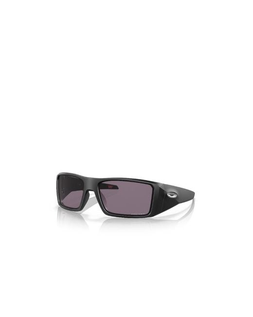 Oakley White Heliostat Rectangle-Frame Sunglasses for men