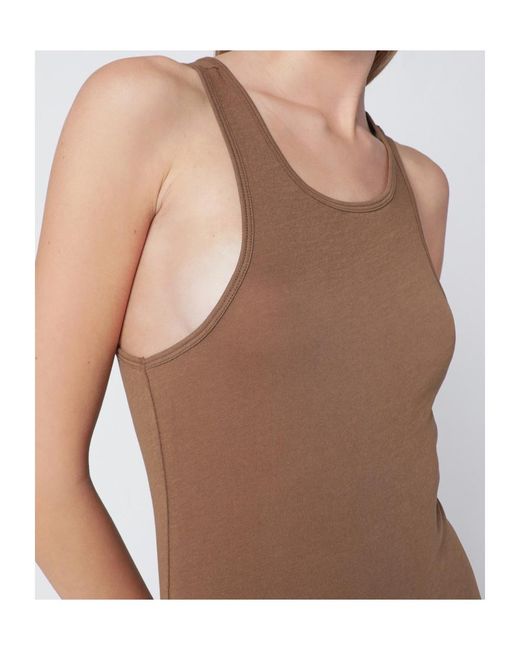 Entire studios Natural Racerback Maxi Dress