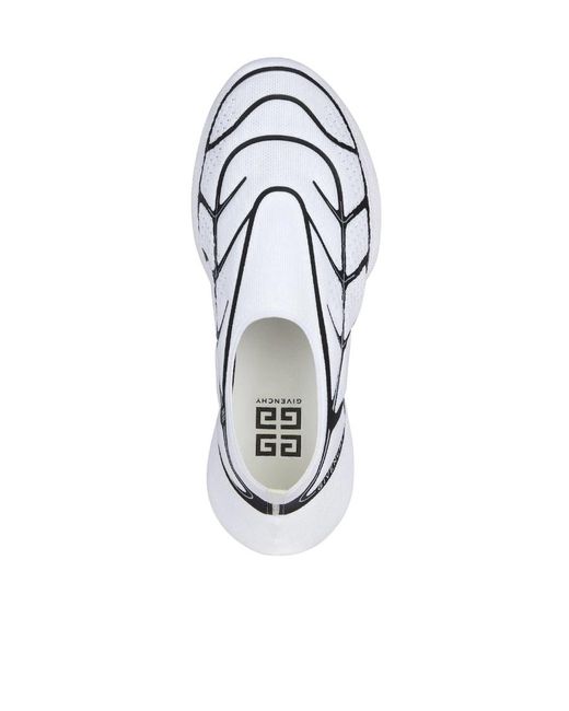 Givenchy White Tk-360 Slip-On Sneakers for men