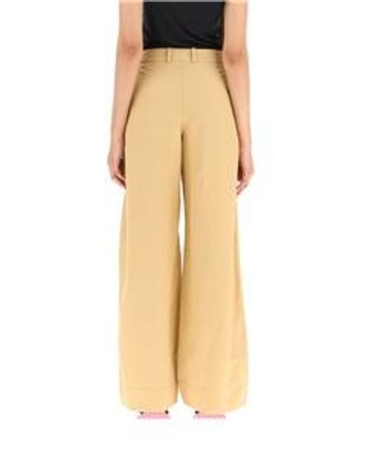 Stella McCartney Natural Straight-Leg Cargo Pants