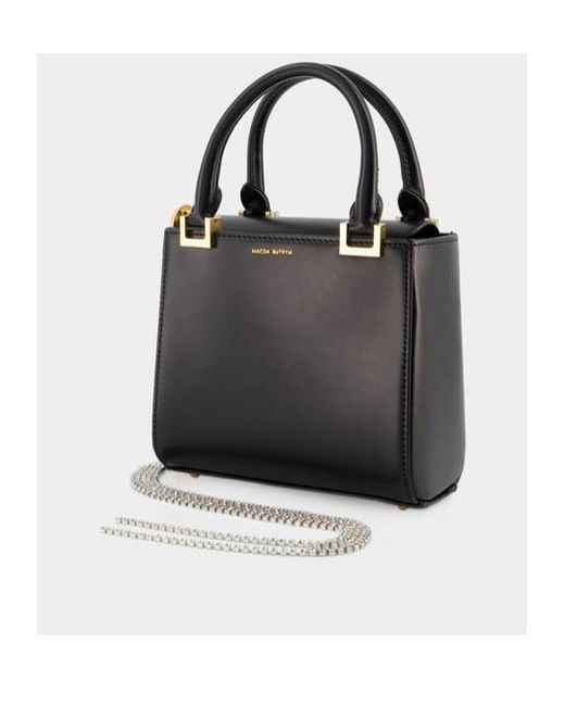 Magda Butrym Black Zorya Crystal-Embellished Mini Bag