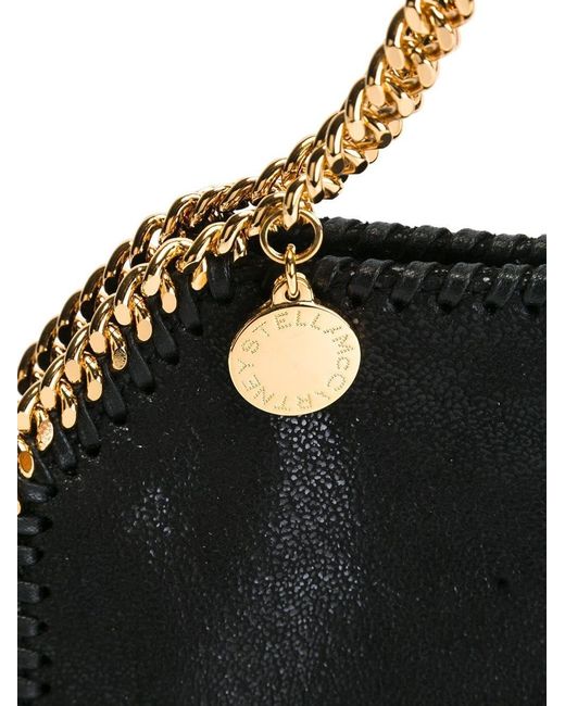 Stella McCartney Black Falabella Tiny Tote Bag