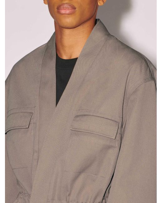 Ambush Natural Drawstring V-Neck Jacket