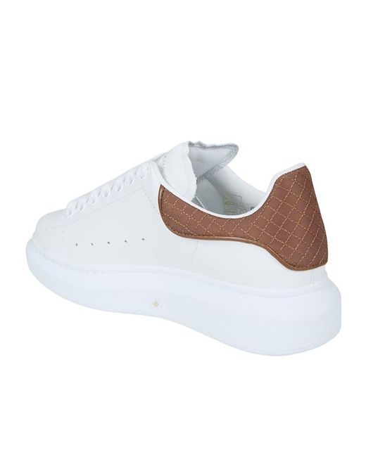 McQueen White Quilted Sneakers