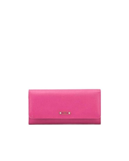 Fendi Pink Logo Wallet