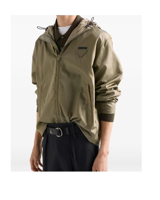 Prada Green Jackets for men