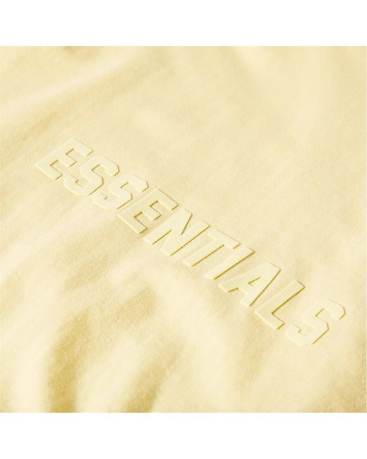 Fear Of God Yellow Logo Long Sleeve T-Shirt for men