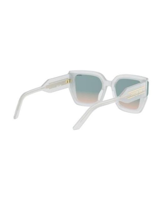 Dior Blue Eyewear Square Frame Sunglasses for men