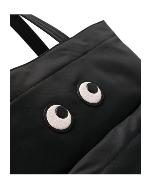 Anya Hindmarch Black Eyes Handbag