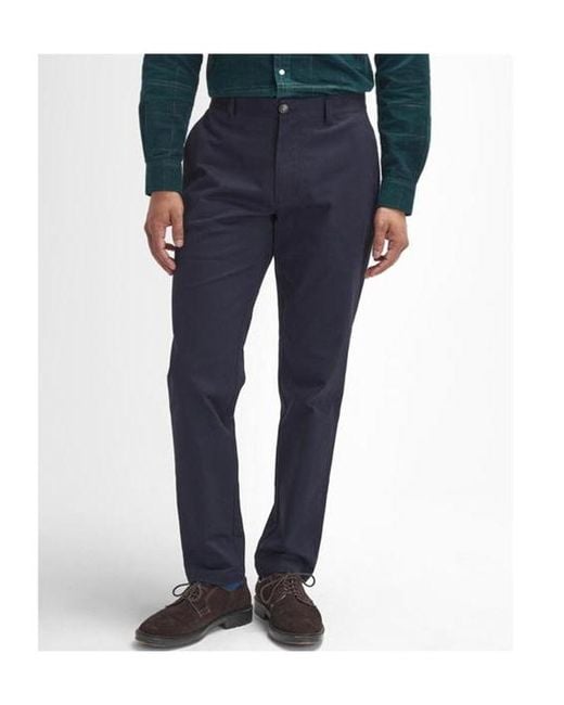 Barbour Blue Slim Trousers for men