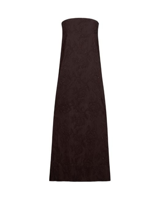 Liu Jo Purple Floral Sleeveless Midi Dress