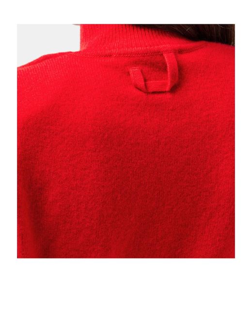 Jacquemus Red Short Sleeve Dress