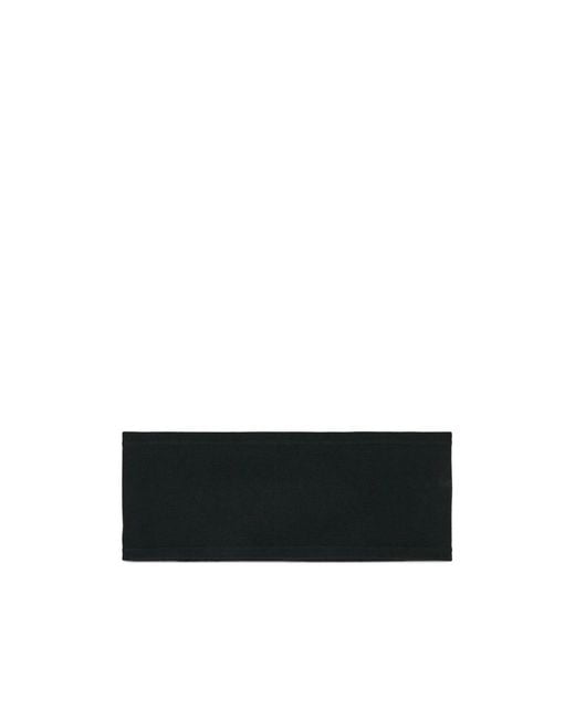 Totême Black Ribbed Hairband