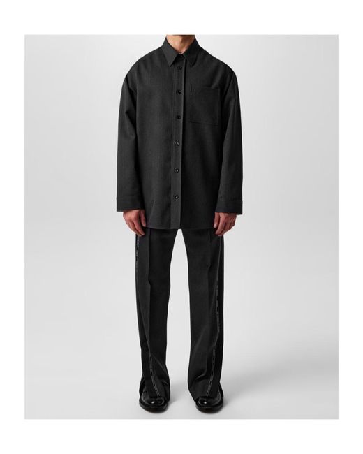 Gucci Black Long Sleeve Logo Shirt for men