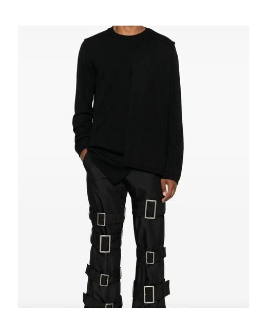 Comme des Garçons Black Comme Des Garçons Shirt Asymmetrical Hem Layered Jumper for men